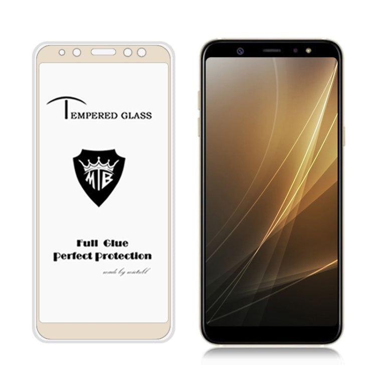 MIETUBL Full Screen Full Glue Anti-fingerprint Tempered Glass Film for Galaxy A6 (2018)