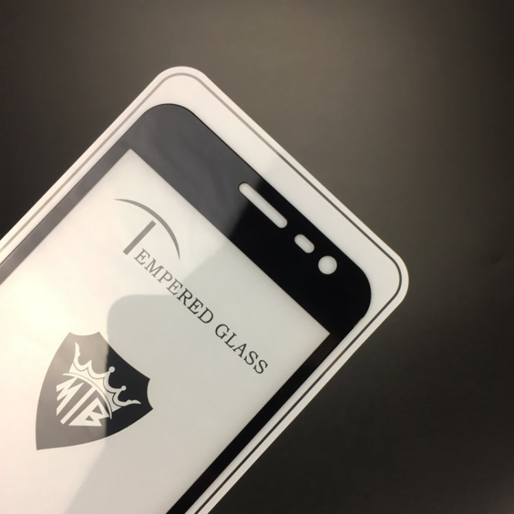 MIETUBL Full Screen Full Glue Anti-fingerprint Tempered Glass Film for Galaxy J2 Core (Black)
