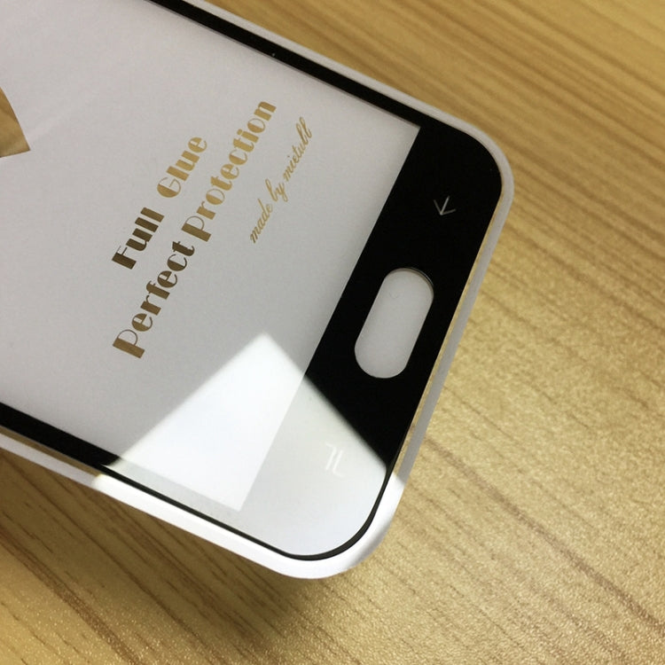 MIETUBL Full Screen Full Glue Anti-fingerprint Tempered Glass Film for Galaxy J2 Pro (2018) (Black)