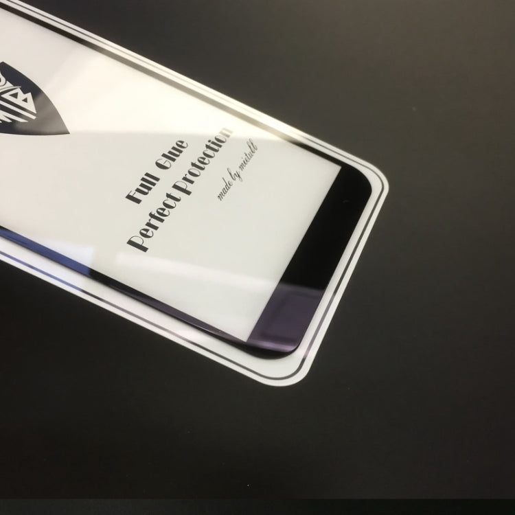 MIETUBL Full Screen Full Glue Anti-fingerprint Tempered Glass Film for Galaxy J4+ (Black)