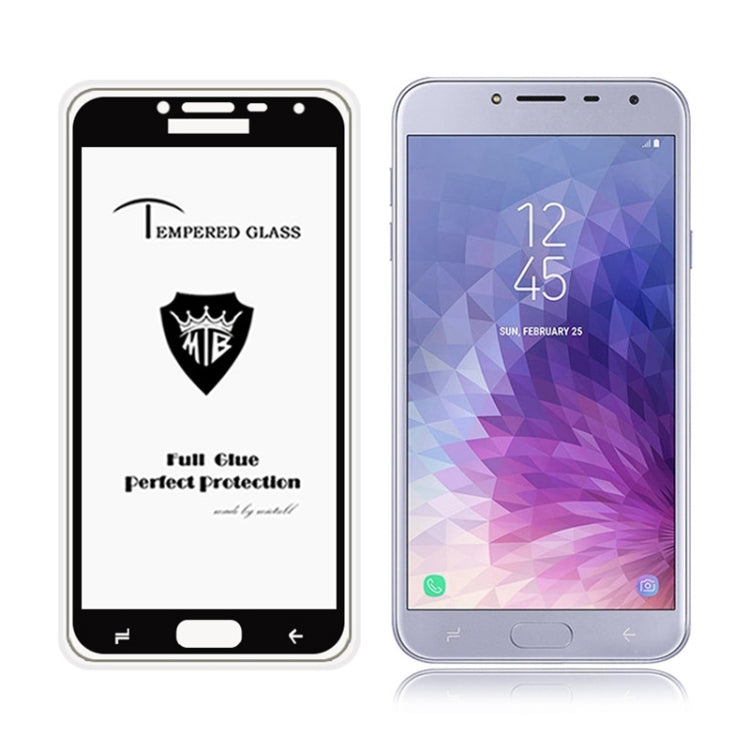 MIETUBL Full Screen Full Glue Anti-fingerprint Tempered Glass Film for Galaxy J4 (2018)