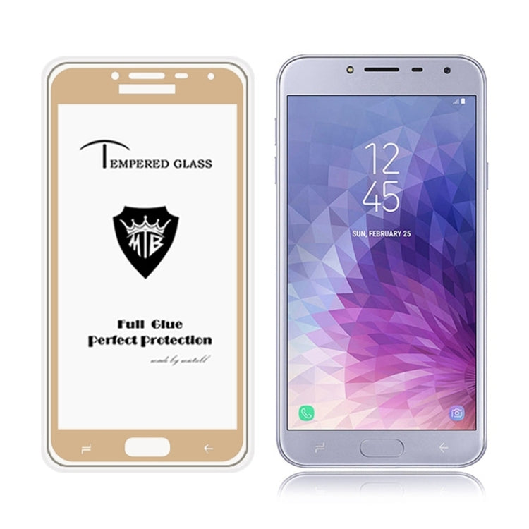 MIETUBL Full Screen Full Glue Anti-fingerprint Tempered Glass Film for Galaxy J4 (2018)