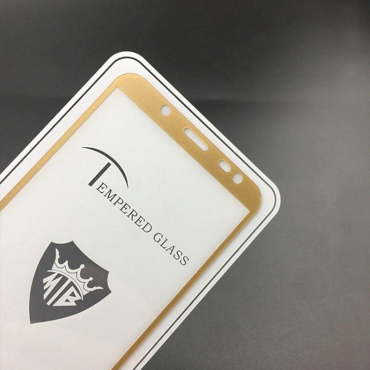 MIETUBL Full Screen Full Glue Anti-fingerprint Tempered Glass Film for Galaxy J6 (2018)
