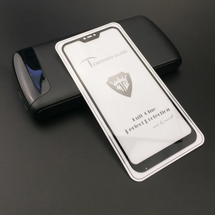 25 PCS MIETUBL Full Screen Full Glue Anti-fingerprint Tempered Glass Film for Xiaomi Redmi 6 Pro / Mi A2 lite (Black)