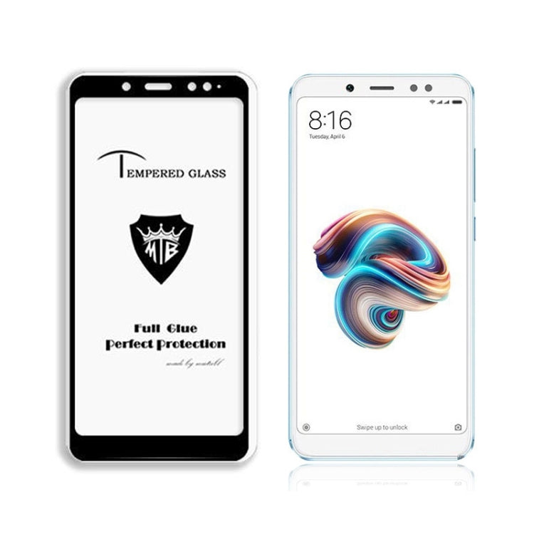 MIETUBL Full Screen Full Glue Anti-fingerprint Tempered Glass Film for Xiaomi Redmi Note 5 Pro