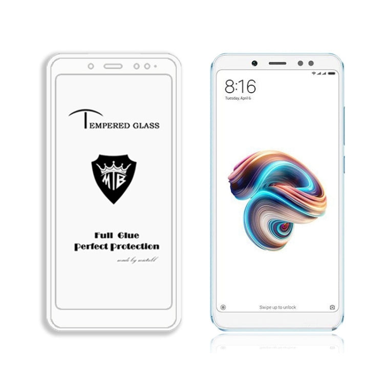 MIETUBL Full Screen Full Glue Anti-fingerprint Tempered Glass Film for Xiaomi Redmi Note 5 Pro