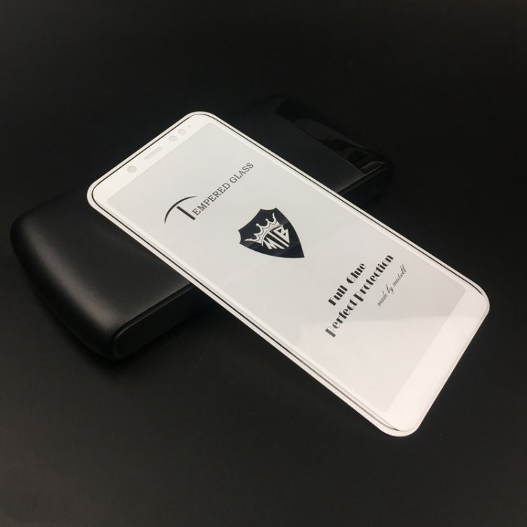 25 PCS MIETUBL Full Screen Full Glue Anti-fingerprint Tempered Glass Film for Xiaomi Redmi Note 5 Pro