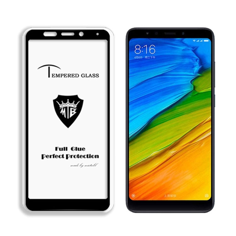 MIETUBL Full Screen Full Glue Anti-fingerprint Tempered Glass Film for Xiaomi Redmi Note 5