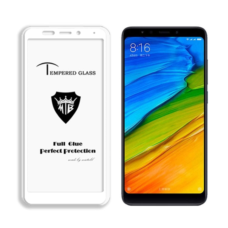 MIETUBL Full Screen Full Glue Anti-fingerprint Tempered Glass Film for Xiaomi Redmi Note 5