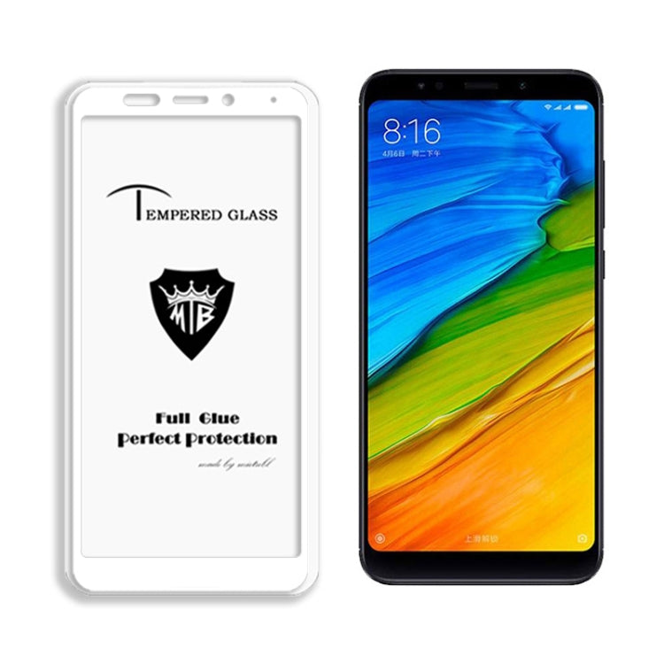 MIETUBL Full Screen Full Glue Anti-fingerprint Tempered Glass Film for Xiaomi Redmi 5 Plus