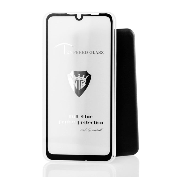 MIETUBL Full Screen Full Glue Anti-fingerprint Tempered Glass Film for Xiaomi Redmi Note 7 (Black)