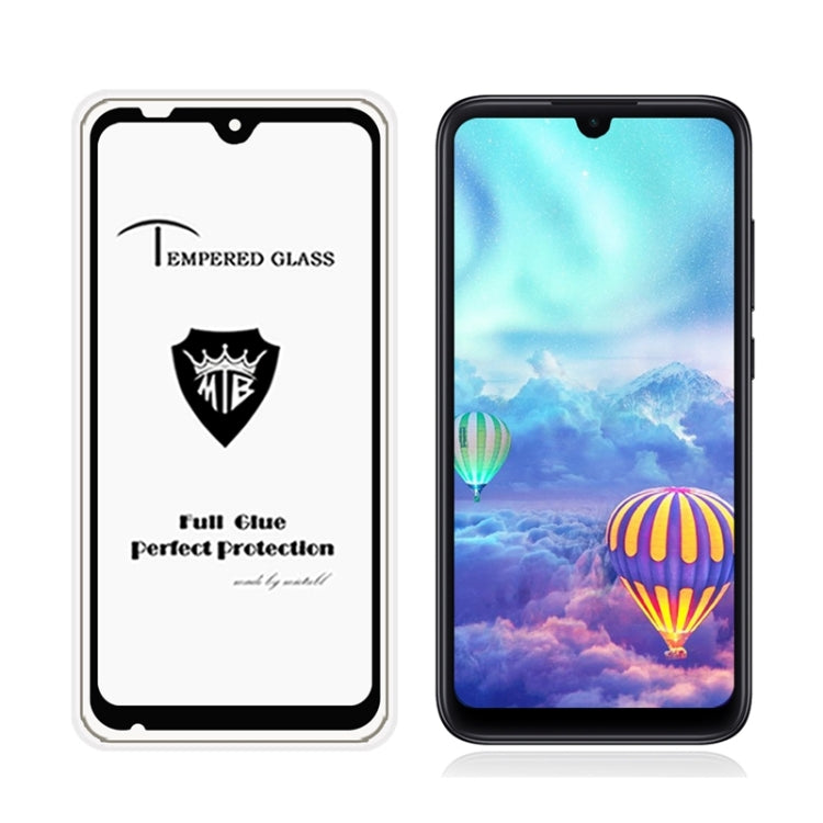 MIETUBL Full Screen Full Glue Anti-fingerprint Tempered Glass Film for Xiaomi Mi Play (Black)