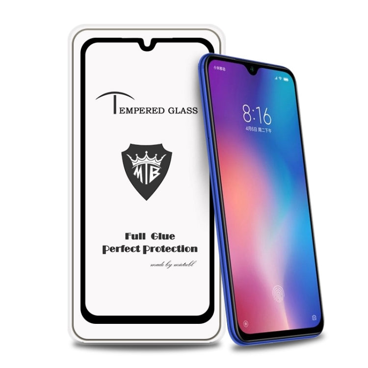 MIETUBL Full Screen Full Glue Anti-fingerprint Tempered Glass Film for Xiaomi Mi 9 SE (Black)