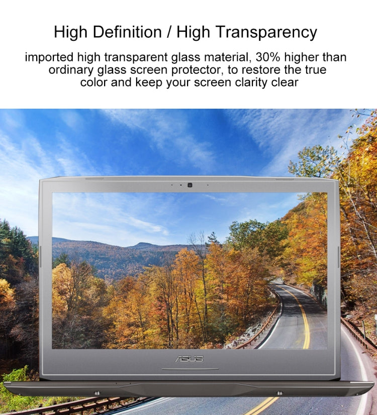 Laptop Screen HD Tempered Glass Protective Film for ASUS ROG G752VS 17.3 inch