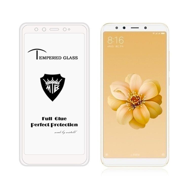 MIETUBL Full Screen Full Glue Anti-fingerprint Tempered Glass Film for Xiaomi Mi 6X / A2