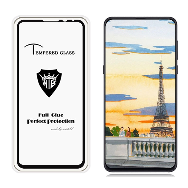 MIETUBL Full Screen Full Glue Anti-fingerprint Tempered Glass Film for Xiaomi Mi Mix 3 (Black)