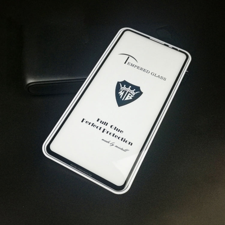 25 PCS MIETUBL Full Screen Full Glue Anti-fingerprint Tempered Glass Film for Xiaomi Mi Mix 3 (Black)