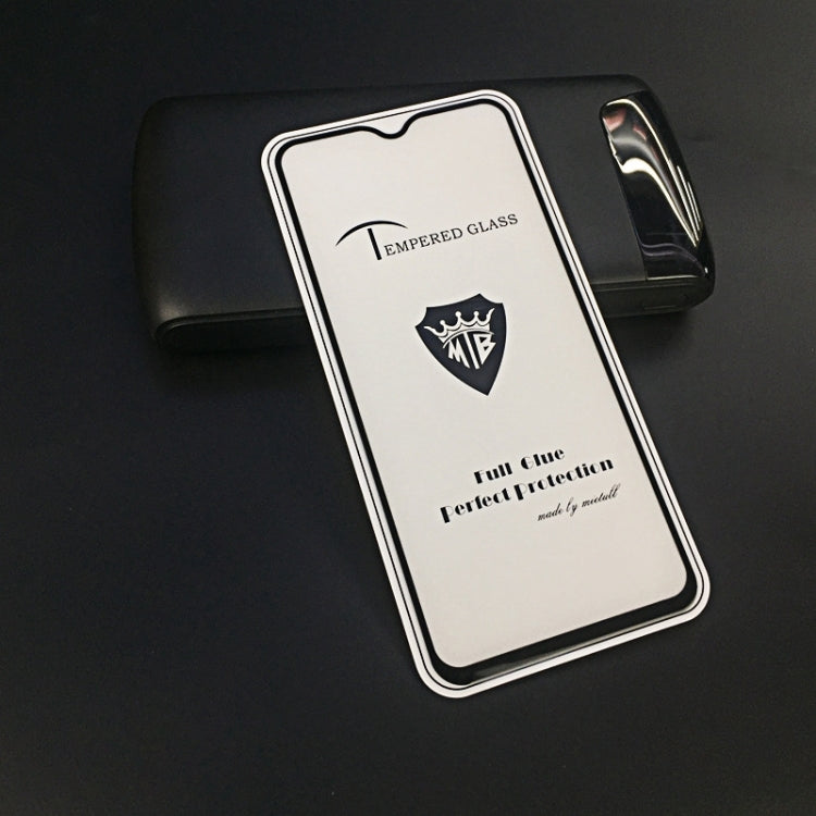 MIETUBL Full Screen Full Glue Anti-fingerprint Tempered Glass Film for OnePlus 6T (Black)