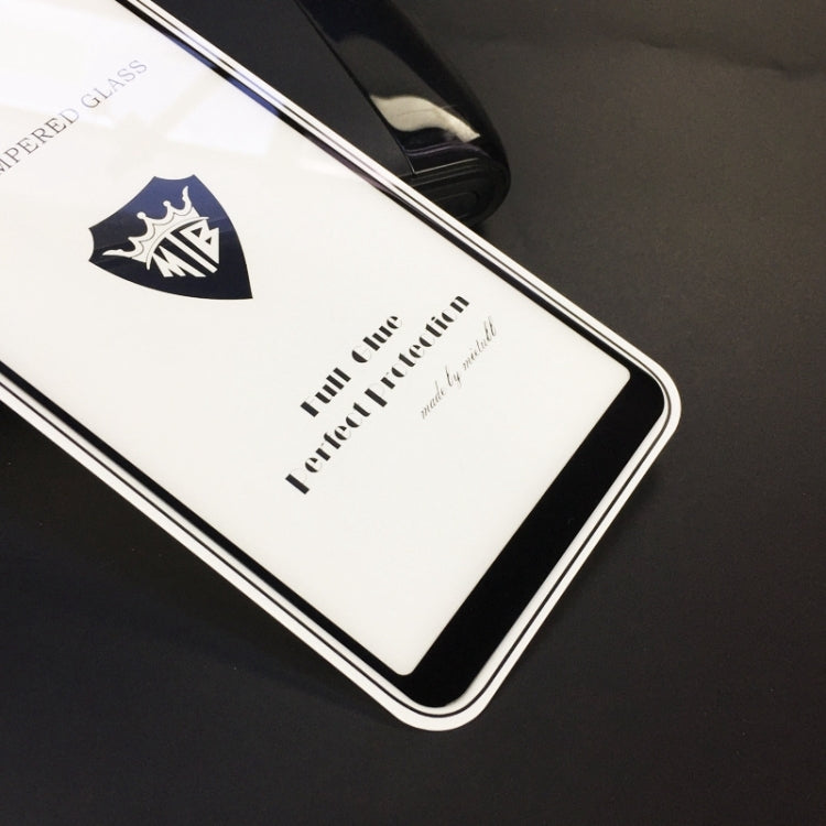 MIETUBL Full Screen Full Glue Anti-fingerprint Tempered Glass Film for Nokia 3.1 Plus (Black)