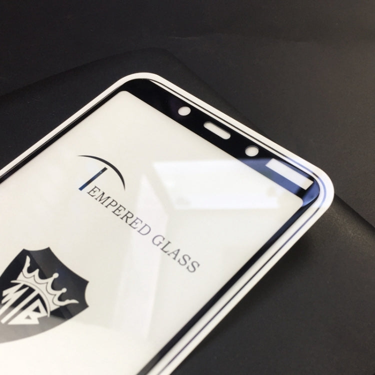 25 PCS MIETUBL Full Screen Full Glue Anti-fingerprint Tempered Glass Film for Nokia 3.1 Plus (Black)