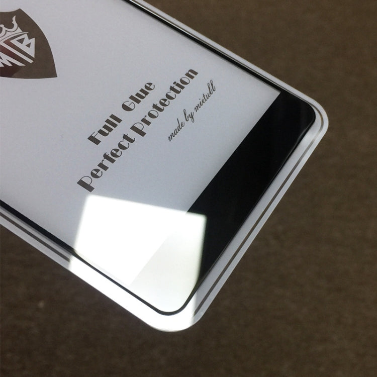 MIETUBL Full Screen Full Glue Anti-fingerprint Tempered Glass Film for Nokia 6.1 (Black)