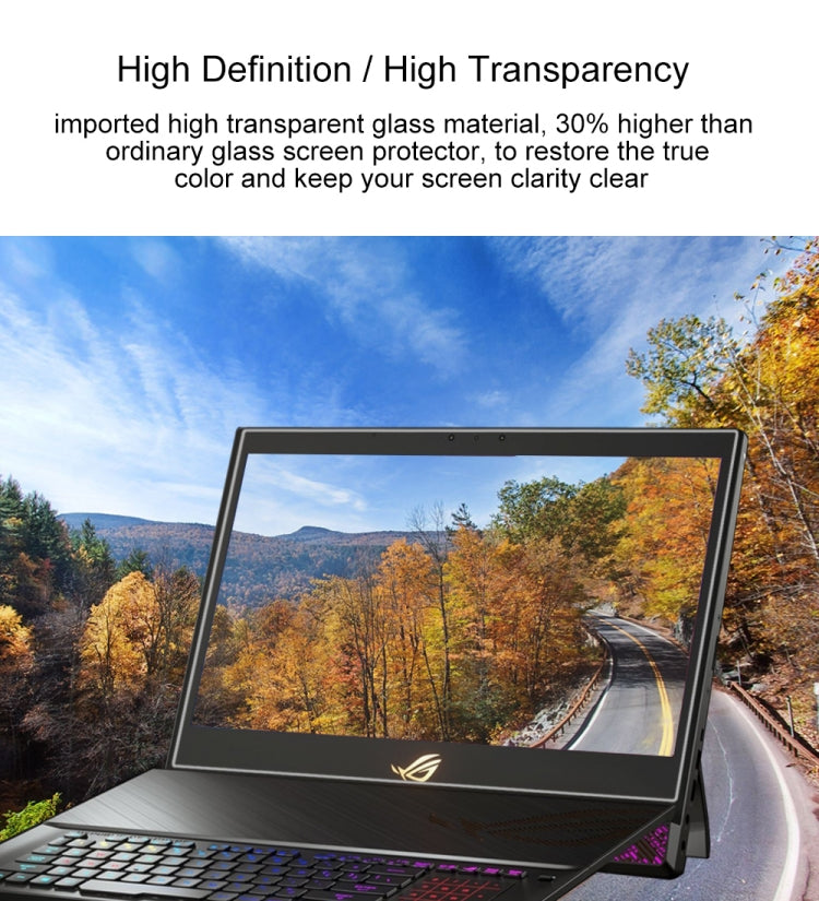Laptop Screen HD Tempered Glass Protective Film for ASUS ROG Mothership (GZ700) 17.3 inch