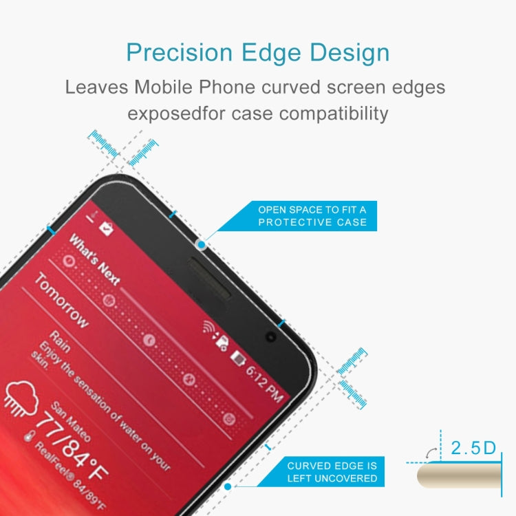 0.26mm 9H 2.5D Tempered Glass Film for Asus ZenFone Max ZC550KL