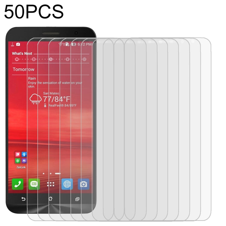 50 PCS 0.26mm 9H 2.5D Tempered Glass Film for Asus ZenFone Max ZC550KL