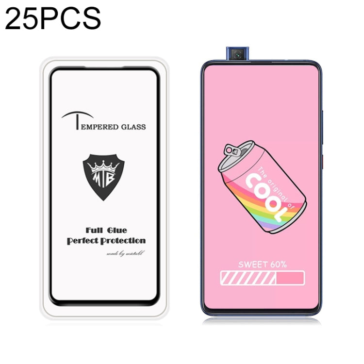 25 PCS MIETUBL For Xiaomi 9T  Anti-glare Full Screen Tempered Glass Film