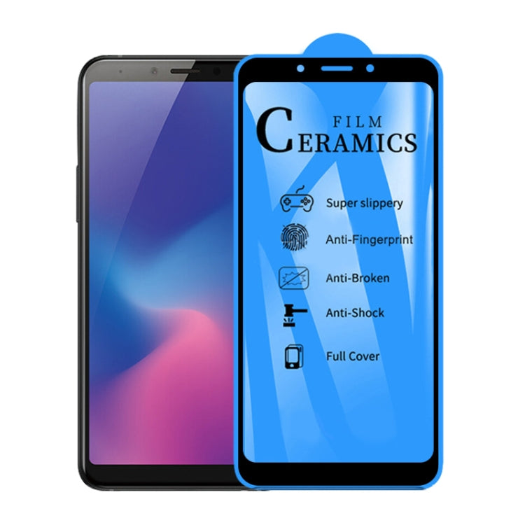 2.5D Full Glue Full Cover Ceramics Film for Galaxy J6 (2018) / A6 (2018)