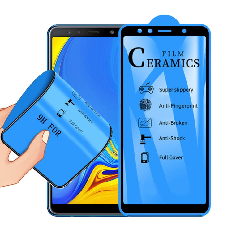 2.5D Full Glue Full Cover Ceramics Film for Galaxy A7 (2018)