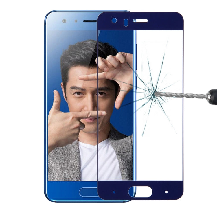 For Huawei  Honor 9 0.26mm 9H Surface Hardness 2.5D Explosion-proof Silk-screen Tempered Glass Full Screen Film