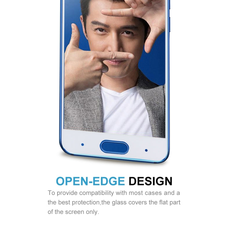 For Huawei  Honor 9 0.26mm 9H Surface Hardness 2.5D Explosion-proof Silk-screen Tempered Glass Full Screen Film