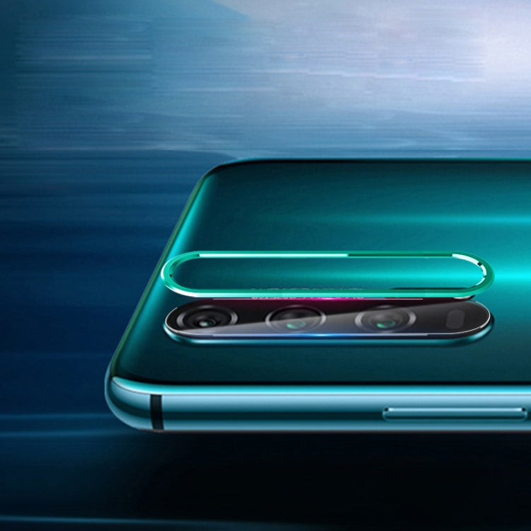 Scratchproof Mobile Phone Metal Rear Camera Lens Ring + Rear Camera Lens Protective Film Set for Huawei Honor 20 Pro