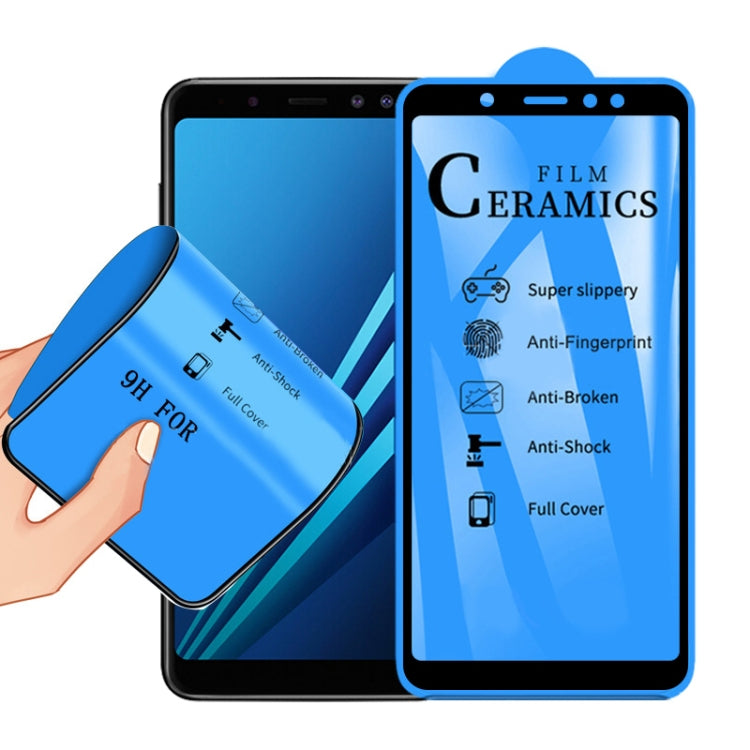 2.5D Full Glue Full Cover Ceramics Film for Galaxy A8 Plus (2018)