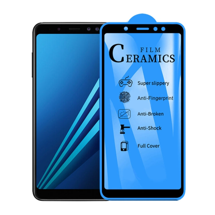 2.5D Full Glue Full Cover Ceramics Film for Galaxy A8 Plus (2018)