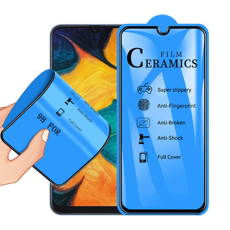 2.5D Full Glue Full Cover Ceramics Film for Galaxy A20 / A30 / A50 / M30
