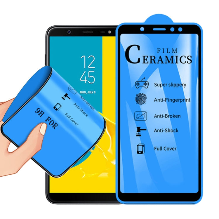 2.5D Full Glue Full Cover Ceramics Film for Galaxy J8 (2018)