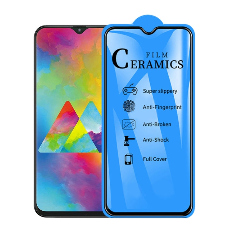 25 PCS 2.5D Full Glue Full Cover Ceramics Film for Galaxy M20