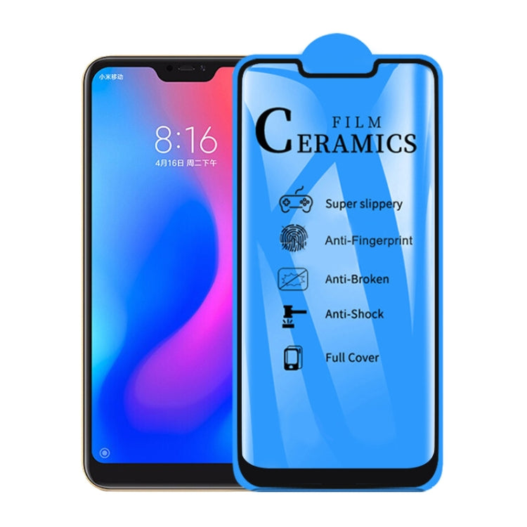 2.5D Full Glue Full Cover Ceramics Film for Xiaomi Redmi 6 Pro / Mi A2 Lite