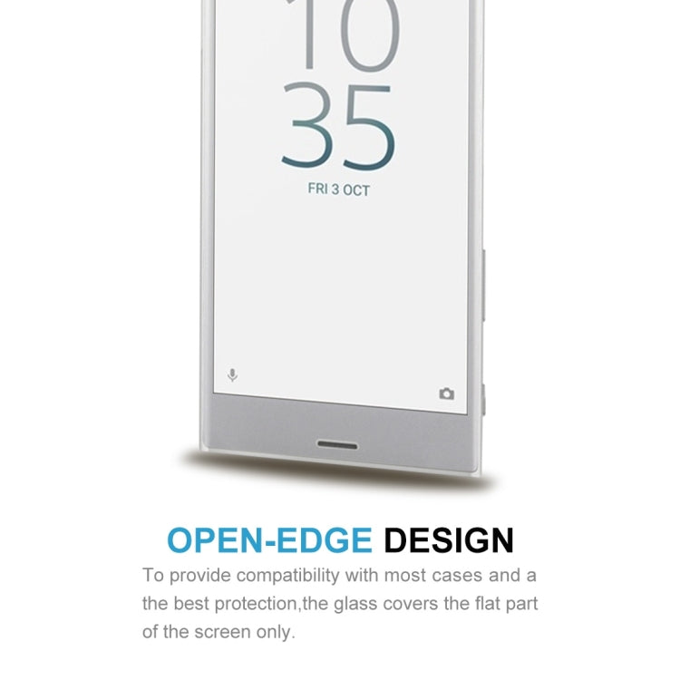 For Sony Xperia XZs 0.3mm 9H Surface Hardness 3D Cold Carved Full Screen Tempered Glass Screen Protector