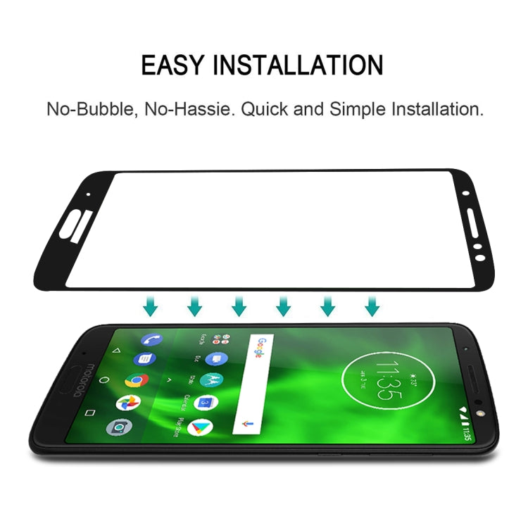 Full Glue Full Cover Screen Protector Tempered Glass film for Motorola Moto E5