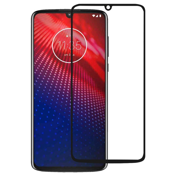 Full Glue Full Cover Screen Protector Tempered Glass film for Motorola Moto Z4