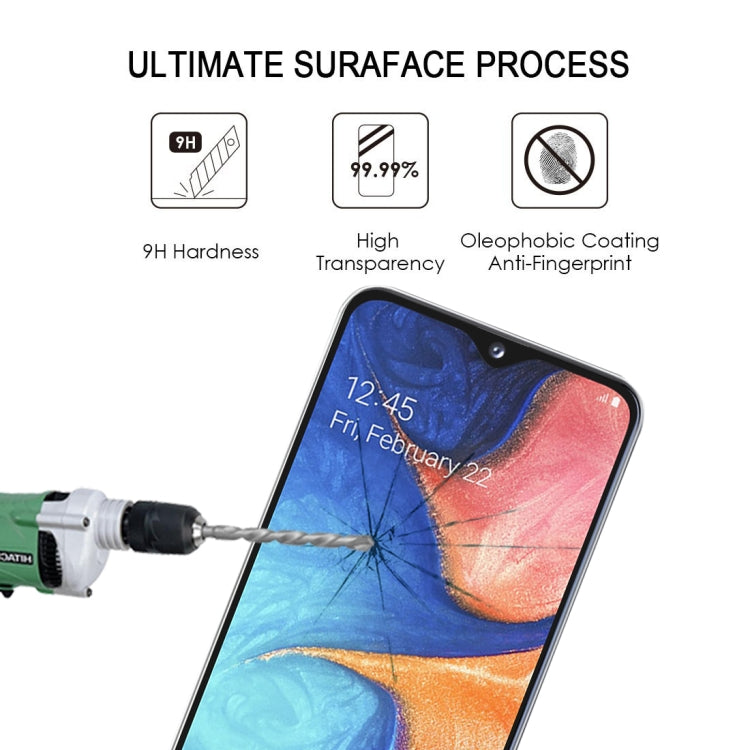 25 PCS Full Glue Full Cover Screen Protector Tempered Glass film for Galaxy J6 (2018)