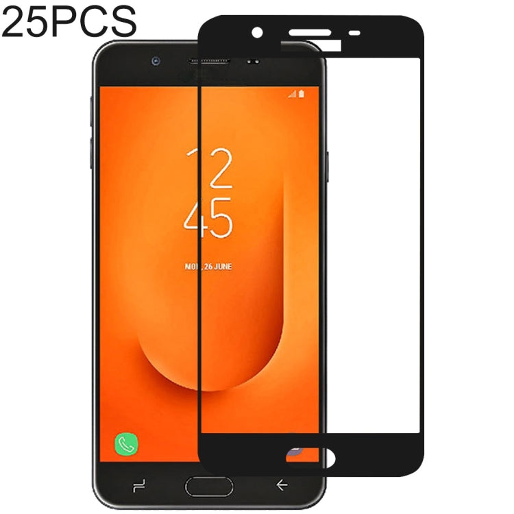 25 PCS Full Glue Full Cover Screen Protector Tempered Glass film for Galaxy J7 Prime 2