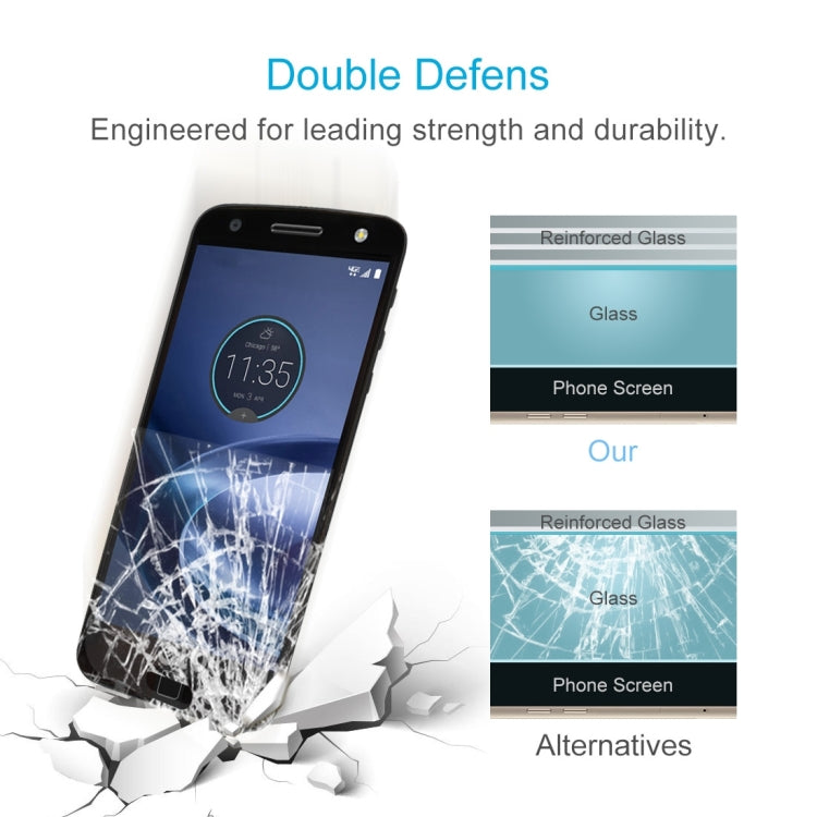 For Motorola Moto Z 0.26mm 9H Surface Hardness 2.5D Full Screen Tempered Glass Screen Protector(Black)
