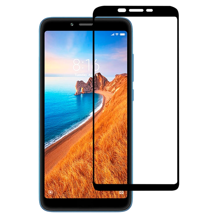 Full Glue Full Cover Screen Protector Tempered Glass film for Xiaomi Redmi 7A