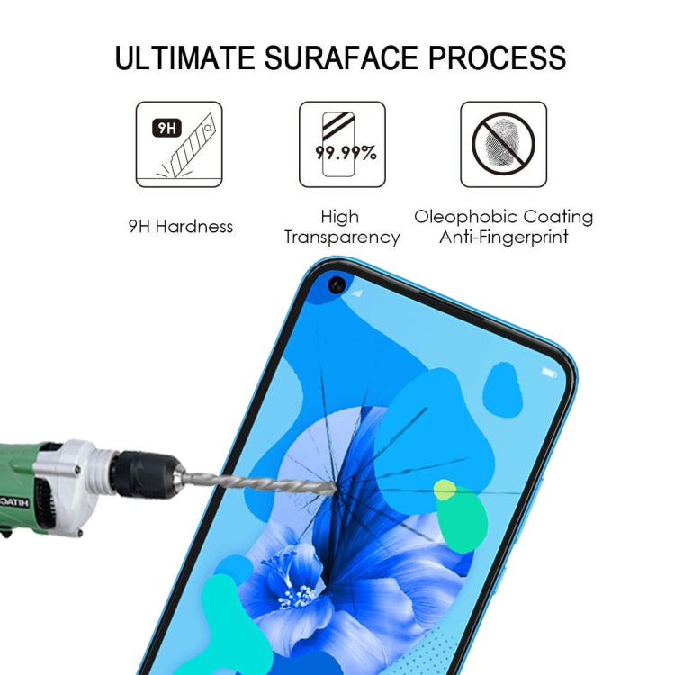 Full Glue Full Cover Screen Protector Tempered Glass film for Huawei Nova 5i