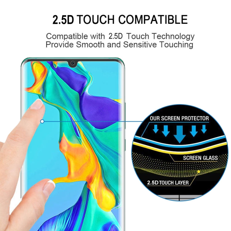 25 PCS Edge Glue 3D Curved Edge Full Screen Tempered Glass Film for Huawei P30 Pro