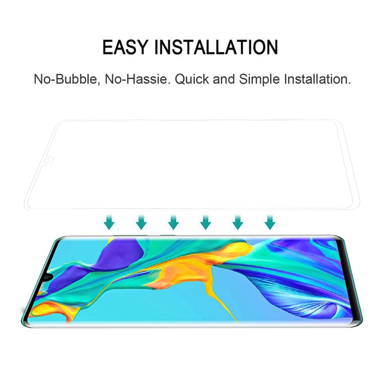 25 PCS Edge Glue 3D Curved Edge Full Screen Tempered Glass Film for Huawei P30 Pro